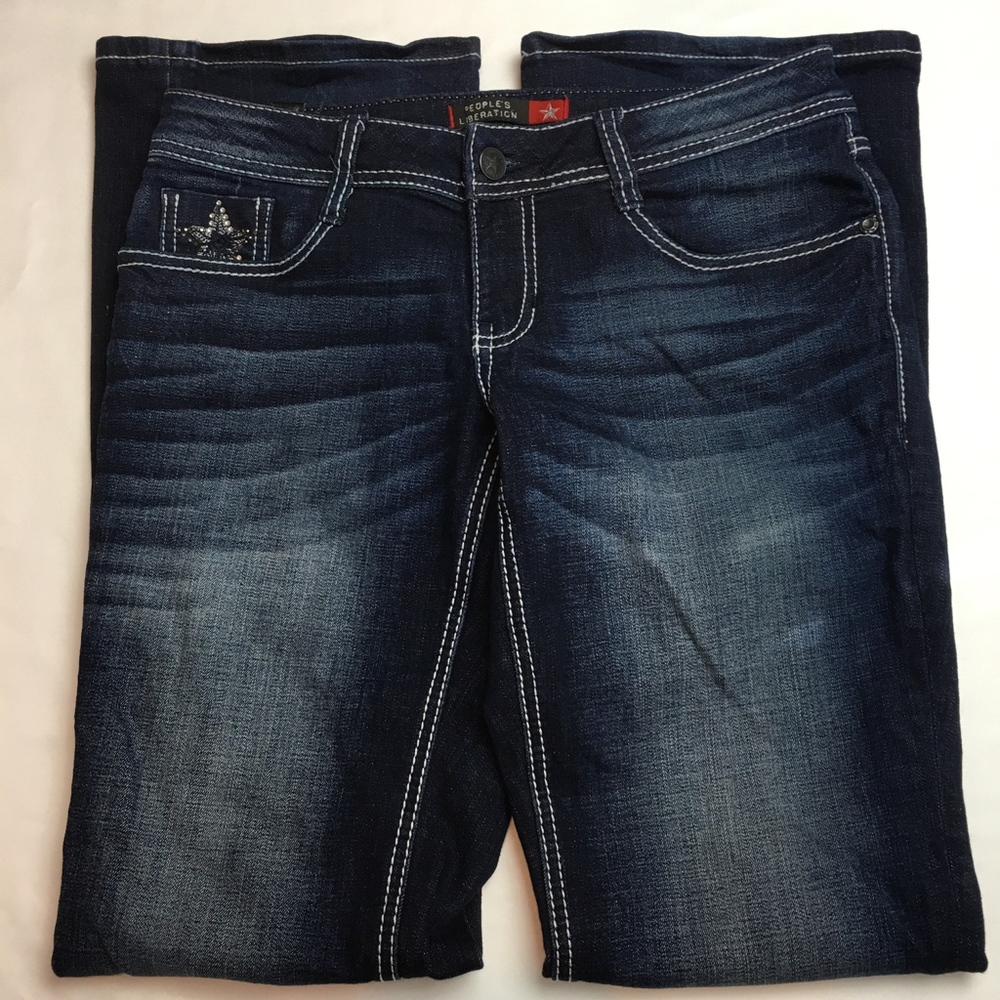 People's Liberation Jeans Rhinestone Details - Picture 6 of 7